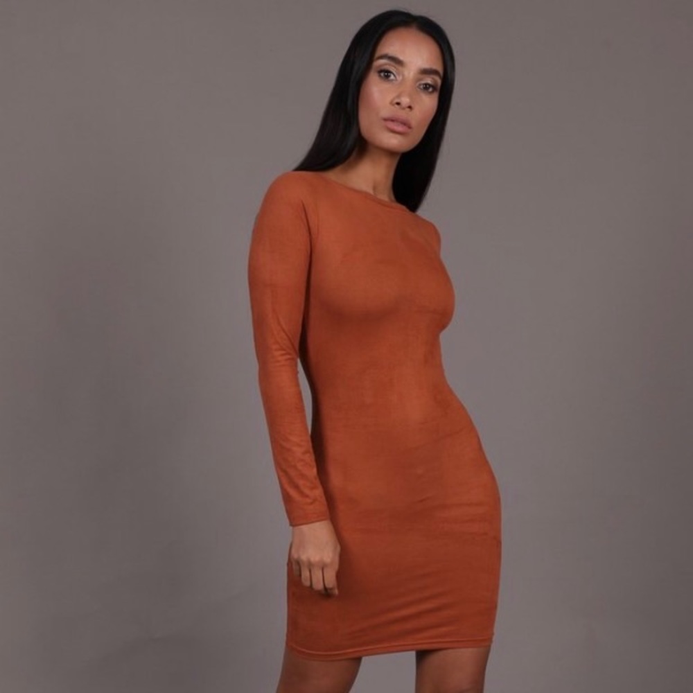 Boom boom the label suedette dress NWT